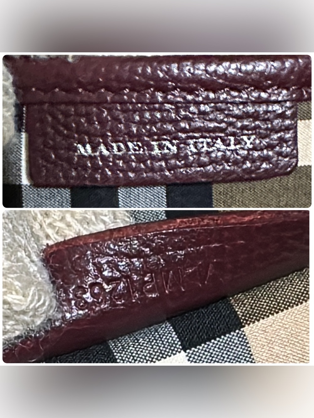 Burberry Banner Tote Bag in Burgundy Leather - Picture 13 of 15